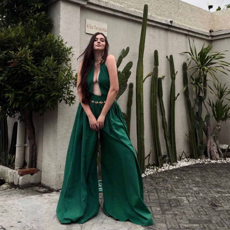 Salopeta, Salopeta din in, Salopeta Dama, Unique Fashion, Haine, Haine Dama, Salopete,