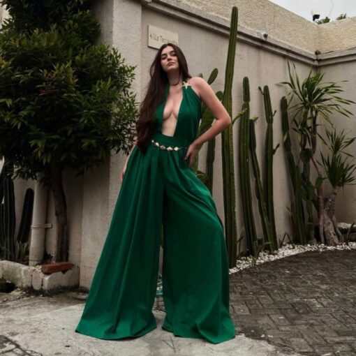 Salopeta, Salopeta din in, Salopeta Dama, Unique Fashion, Haine, Haine Dama, Salopete,