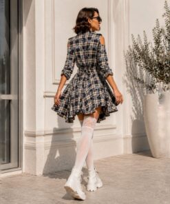 Rochie , Rochie asimetrica. Rochie Scurta, Rochie Scurta asimetrica, Rochii, Haine, Haine Dama, Unique Fashion,