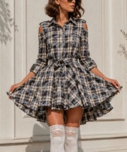 Rochie , Rochie asimetrica. Rochie Scurta, Rochie Scurta asimetrica, Rochii, Haine, Haine Dama, Unique Fashion,