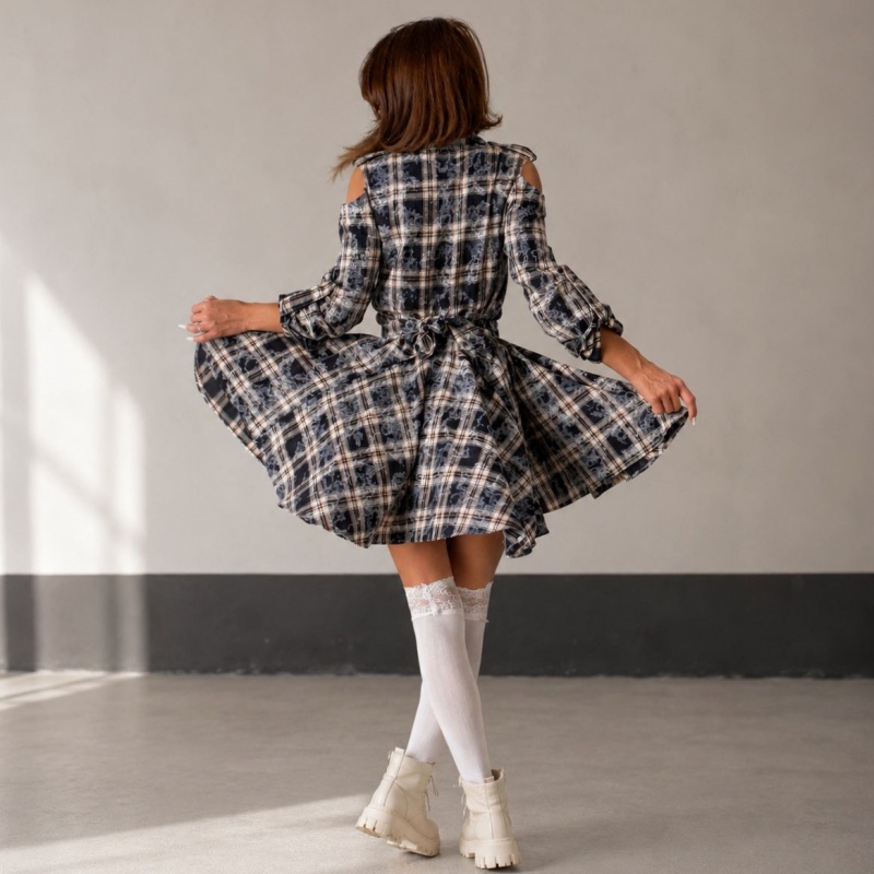 Rochie , Rochie asimetrica. Rochie Scurta, Rochie Scurta asimetrica, Rochii, Haine, Haine Dama, Unique Fashion,